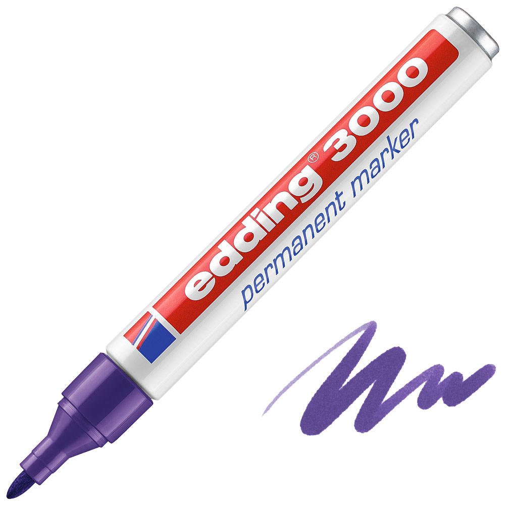Edding 3000 Permanent Marker Round Violet
