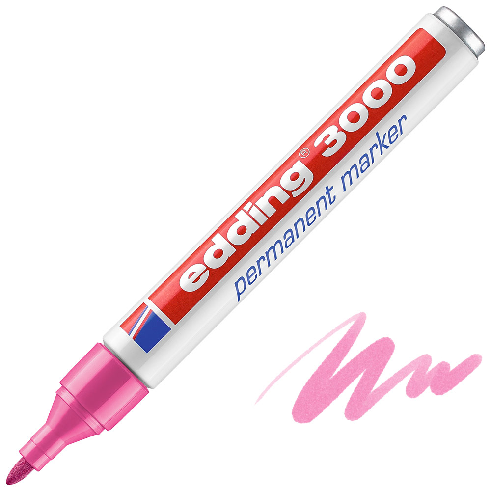 Edding 3000 Permanent Marker Round Pink
