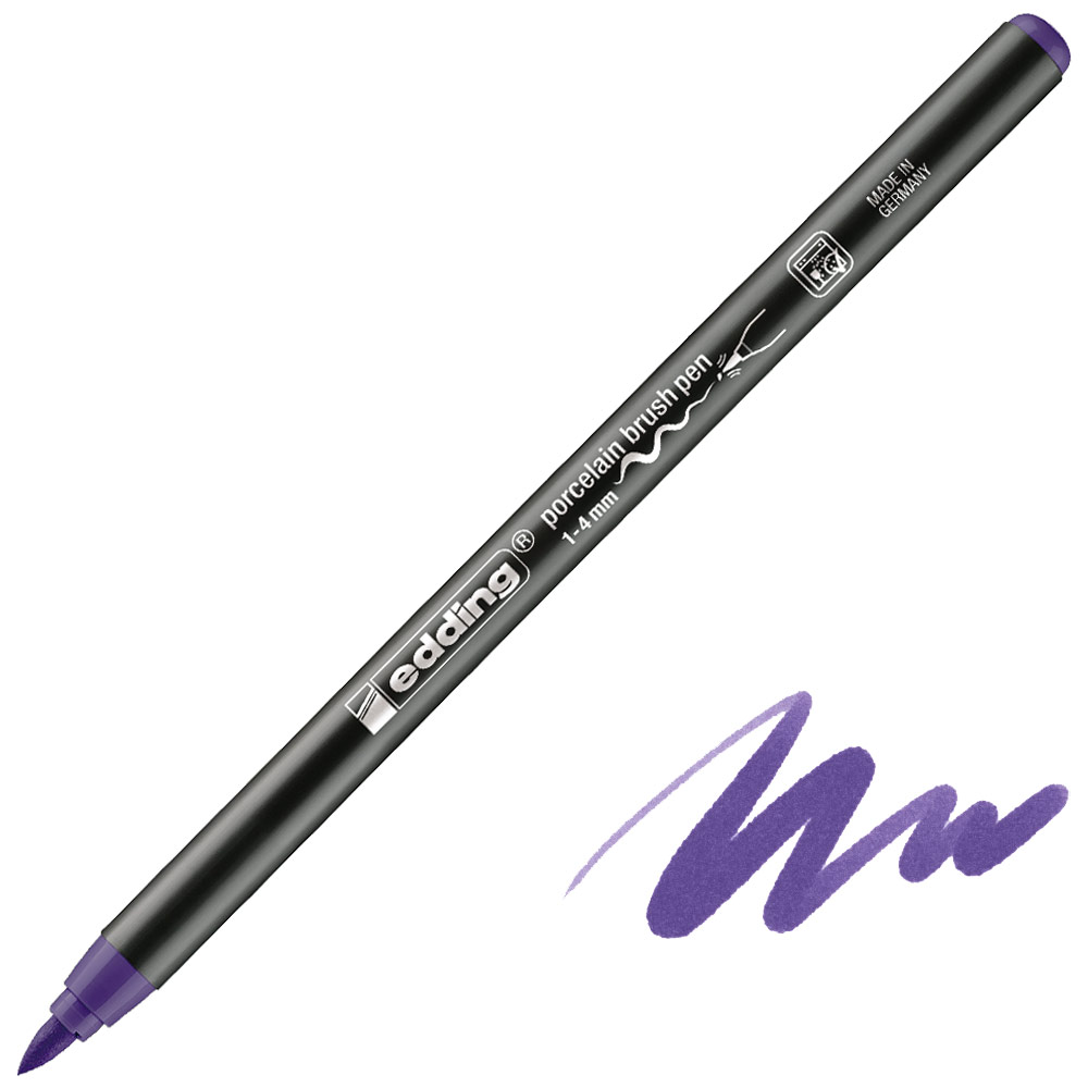 Edding 4200 Porcelain Brush Pen 1-4mm Violet