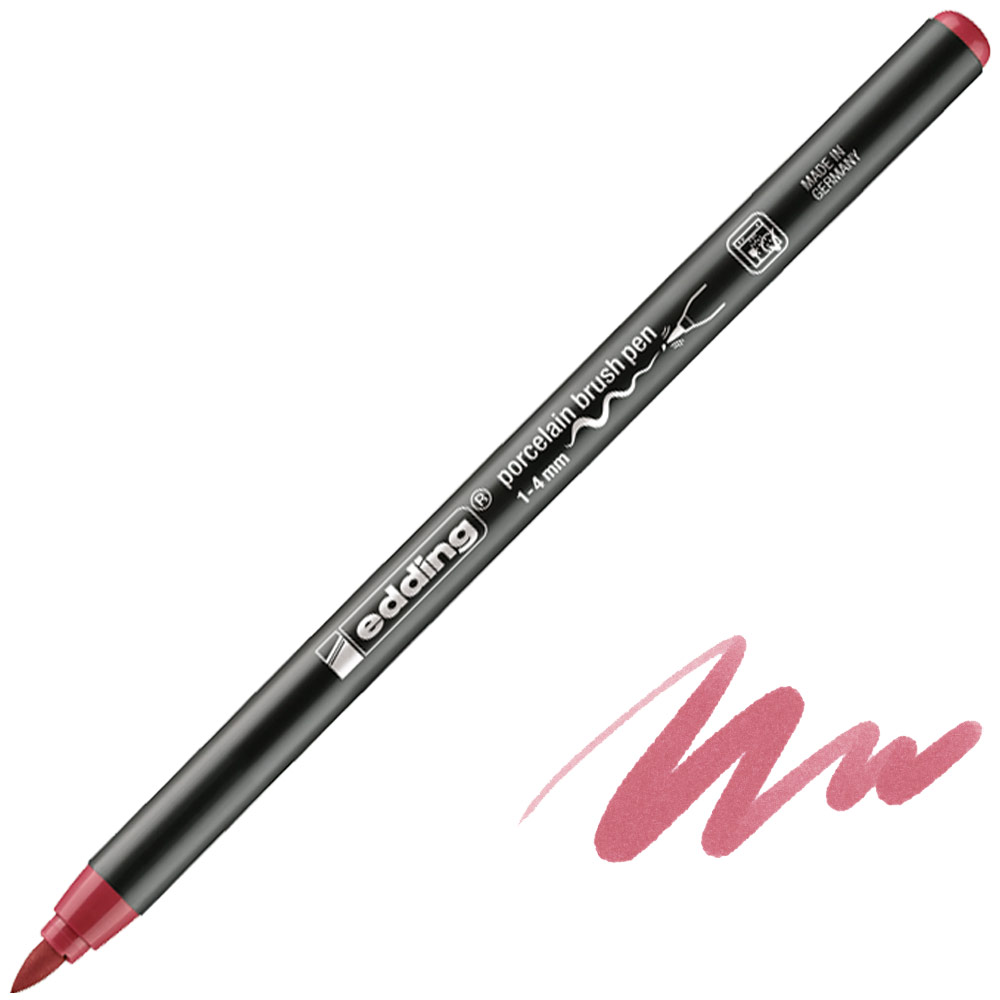 Edding 4200 Porcelain Brush Pen 1-4mm Carmine