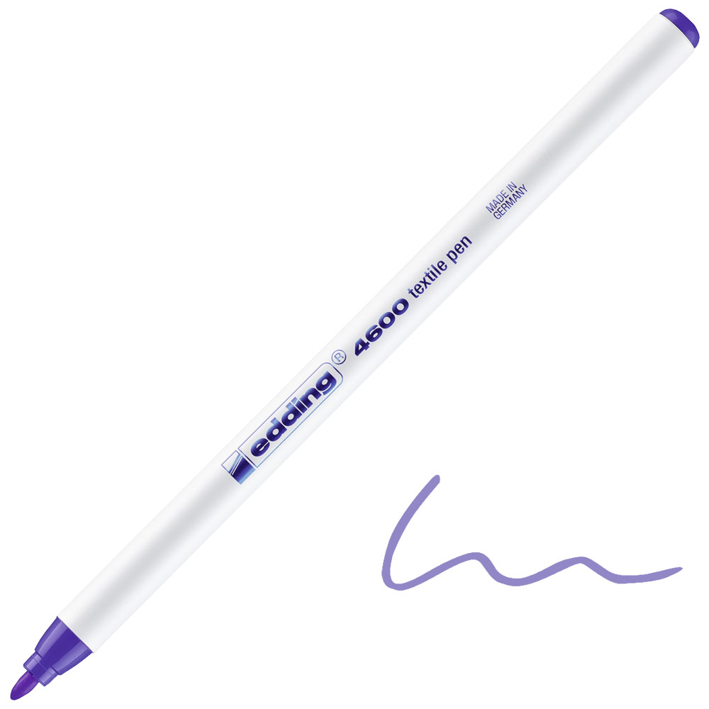 Edding 4600 Textile Pen 1mm Neon Violet