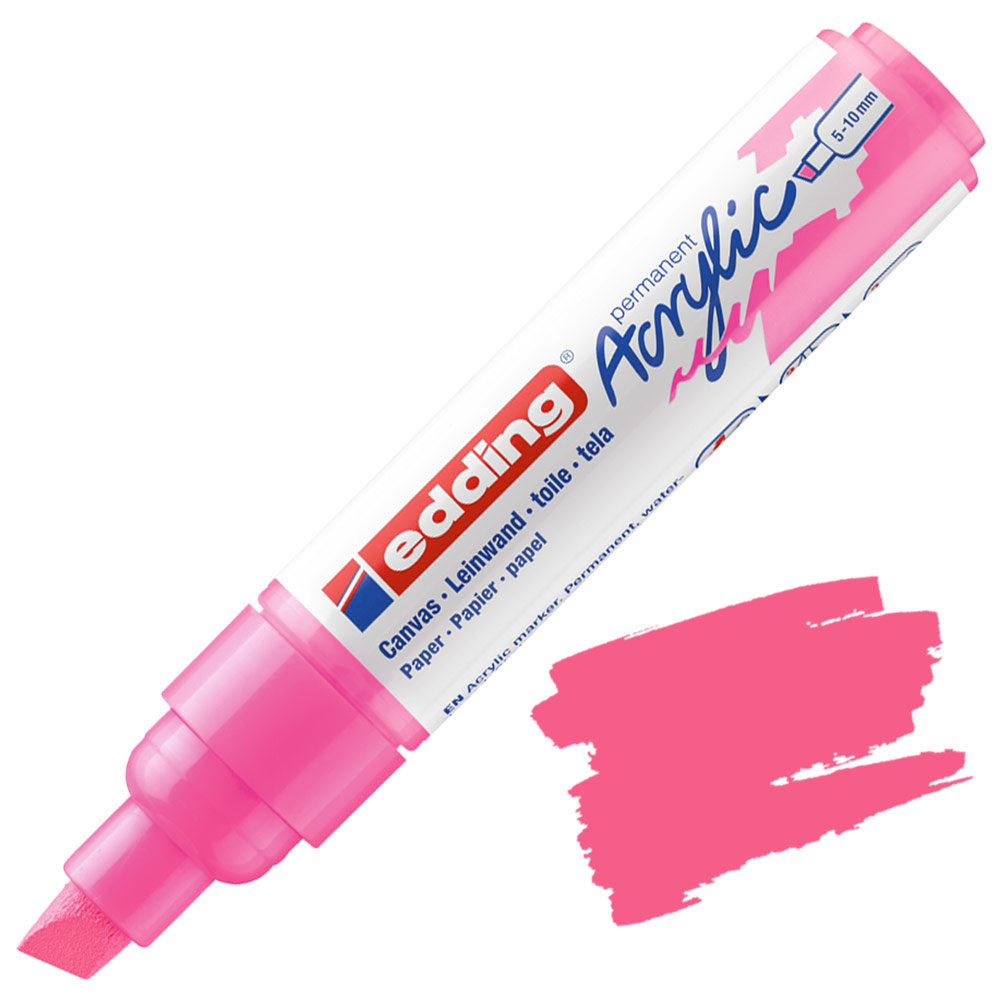 Edding Acrylic Paint Marker 5000 Broad Neon Pink