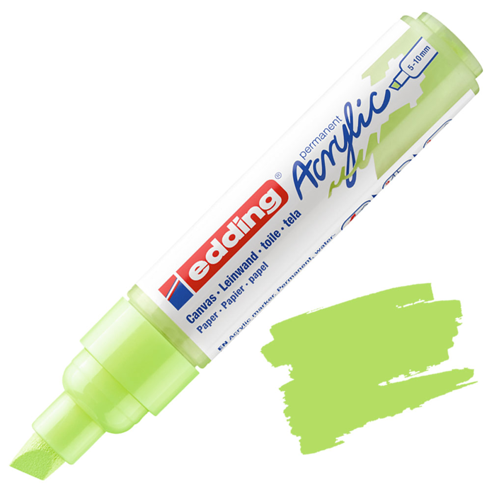Edding 5000 Permanent Acrylic Paint Marker Broad 5-10mm Pastel Green