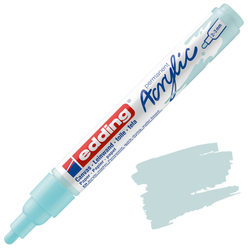 Edding 5100 Permanent Acrylic Paint Marker Medium 2-3mm Pastel Blue