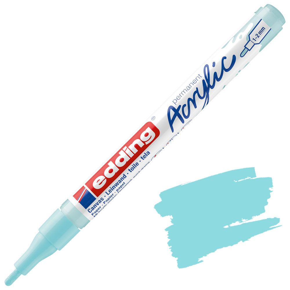 Edding 5300 Permanent Acrylic Paint Marker Fine 1-2mm Pastel Blue