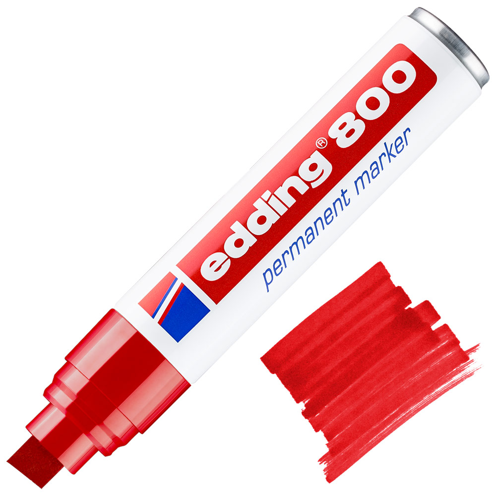 Edding Permanent Marker 800 Broad Red