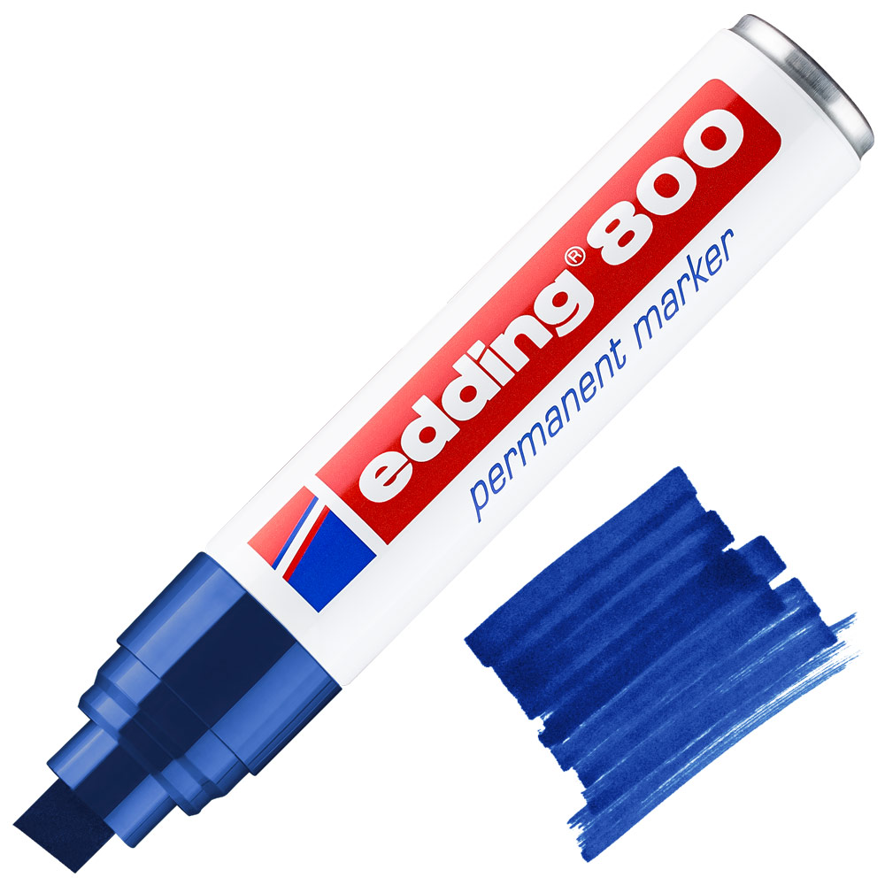 Edding 800 Permanent Marker Broad Blue