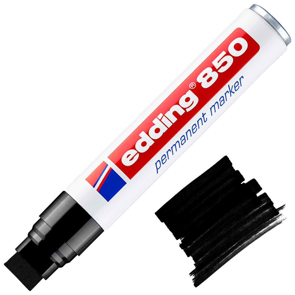 Edding 850 Permanent Marker Extra Broad Black