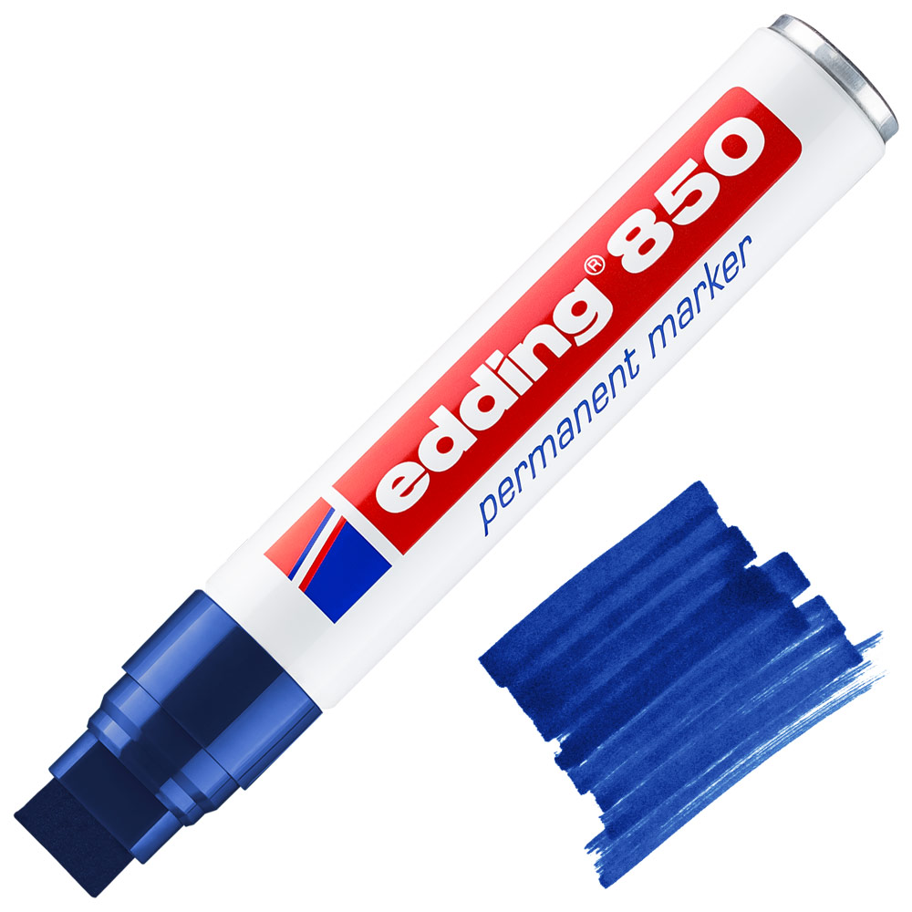 Edding Permanent Marker 850 Extra Broad Blue