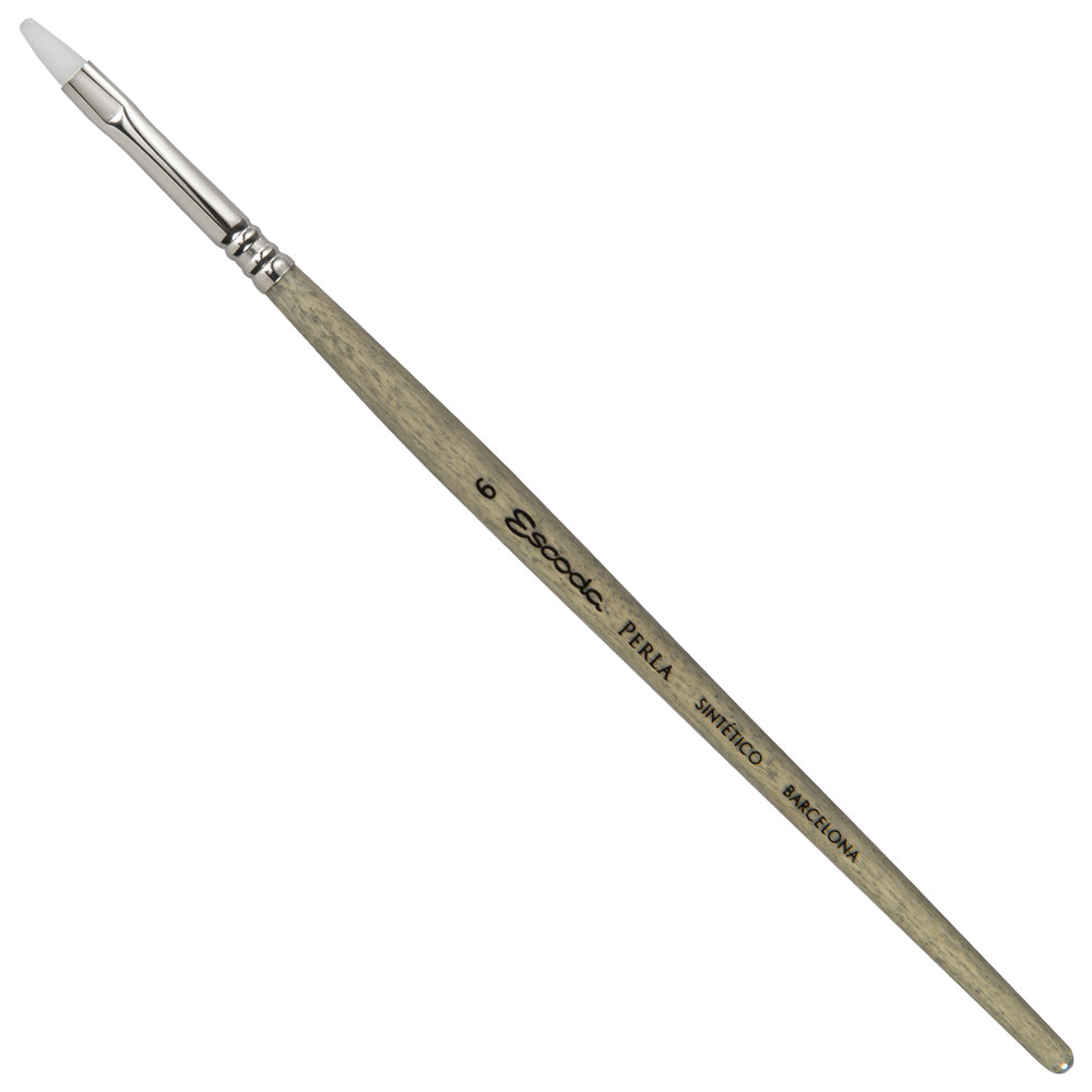Escoda Perla White Toray Synthetic Brush Series 1532 Bright #6