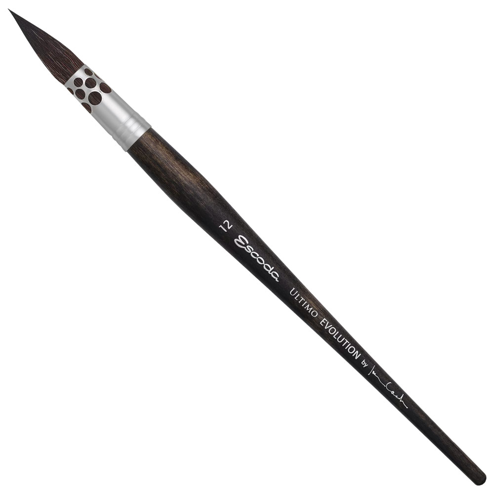 Escoda Ultimo Evolution Synthetic Squirrel Watercolor Brush Mop #12