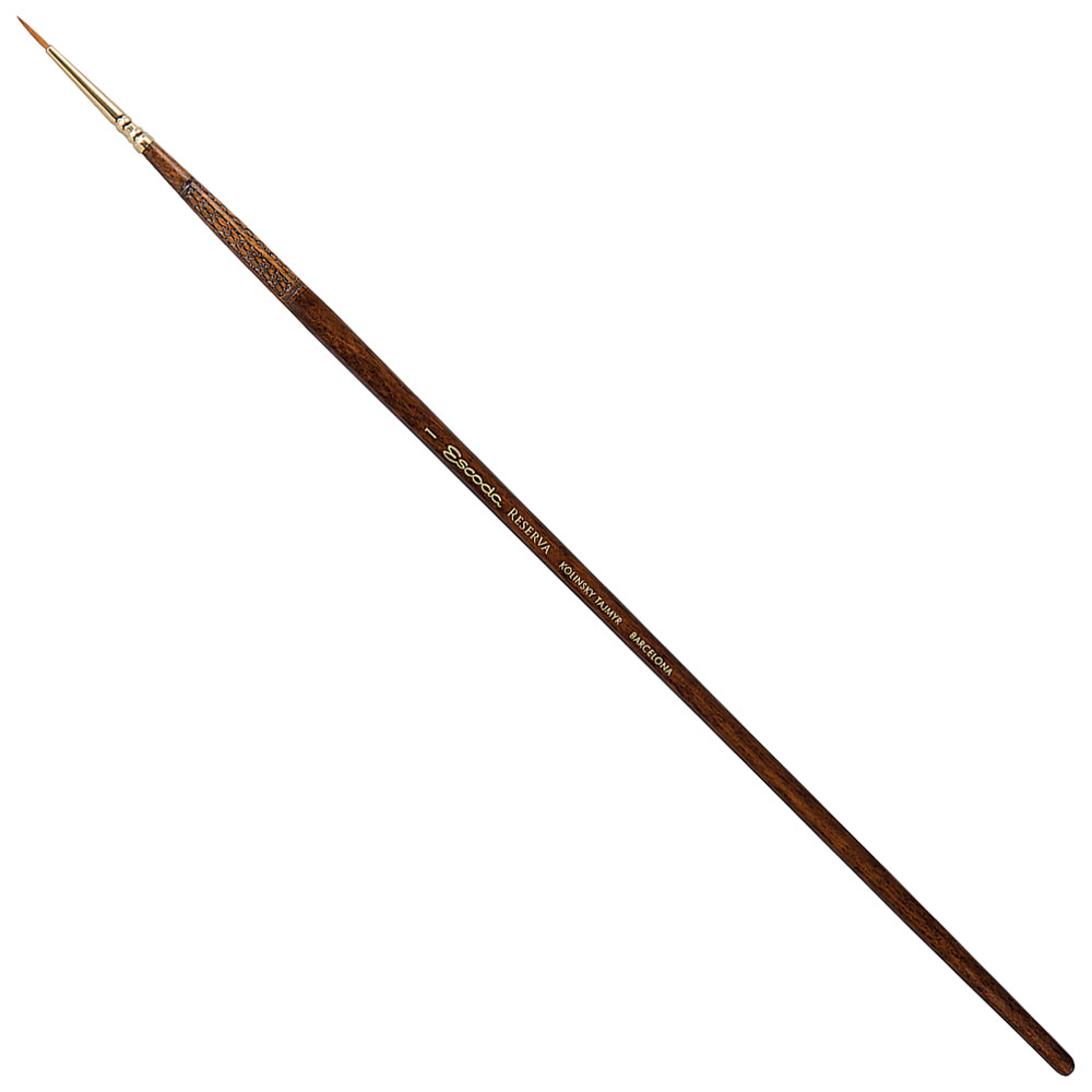 Escoda Reserva Kolinsky Sable Long Brush Round #1