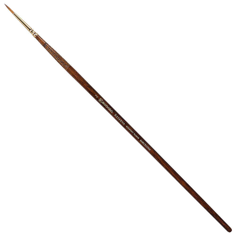Escoda Reserva Kolinsky Sable Long Brush Round #2