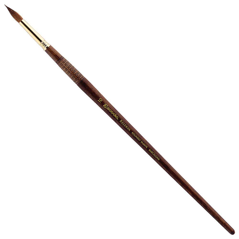 Escoda Reserva Kolinsky Sable Long Brush Round #10