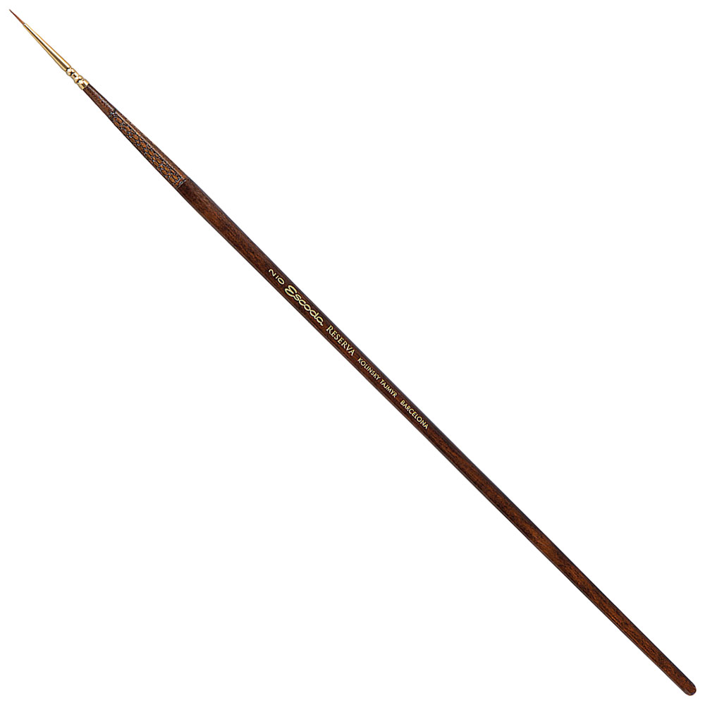 Escoda Reserva Kolinsky Sable Long Brush Round #2/0