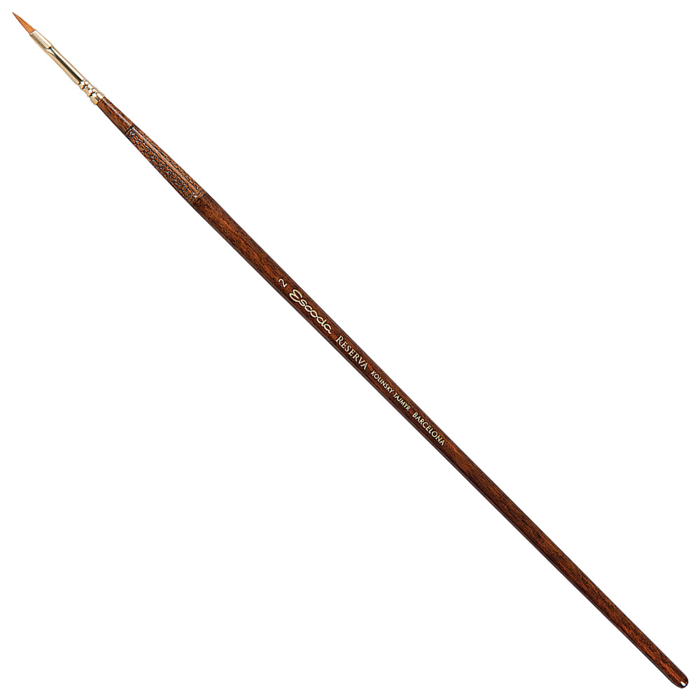 Escoda Reserva Kolinsky Sable Long Brush Filbert #2