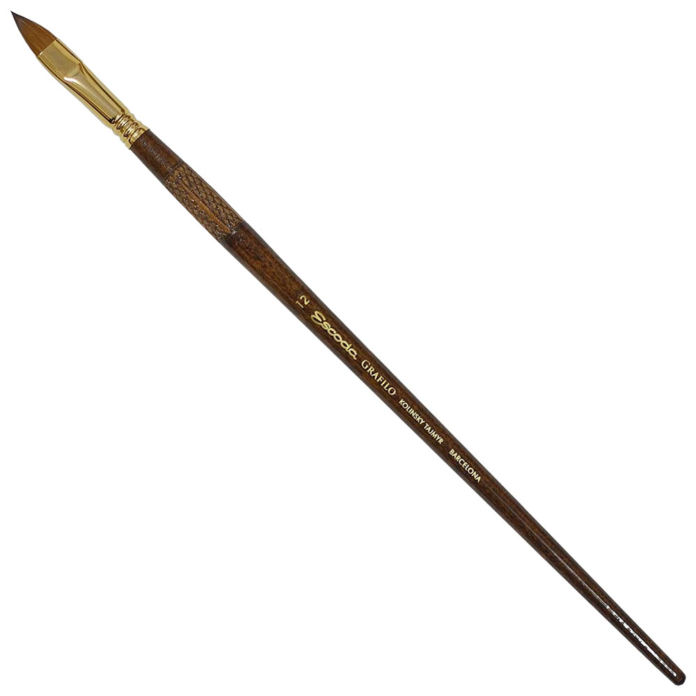 Escoda Reserva Kolinsky Sable Long Brush Filbert #12