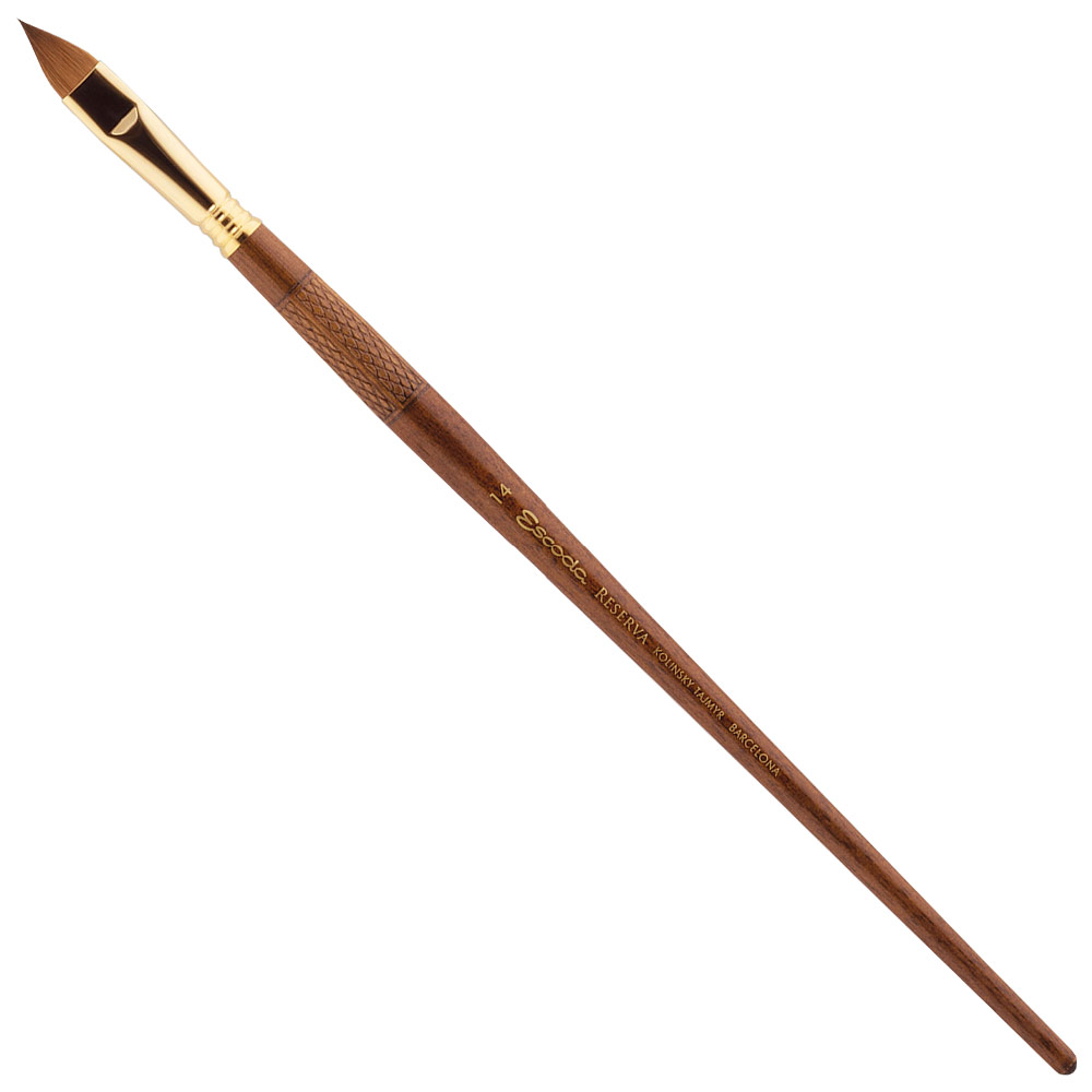 Escoda Reserva Kolinsky Sable Long Brush Filbert #14