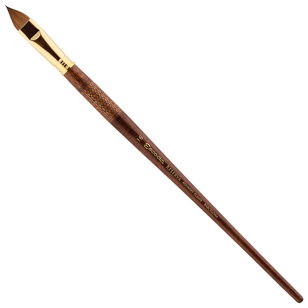 Escoda Reserva Kolinsky Sable Long Brush Filbert #16