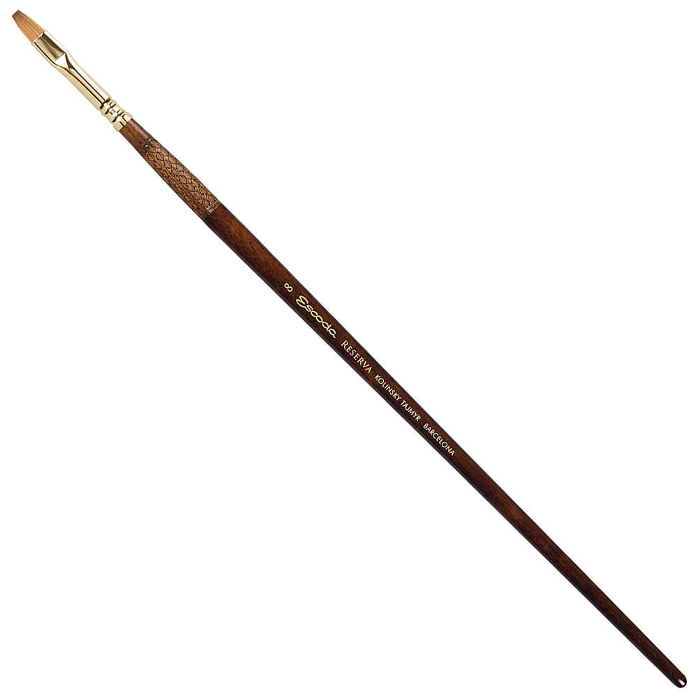 Escoda Reserva Kolinsky Sable Long Brush Bright #8