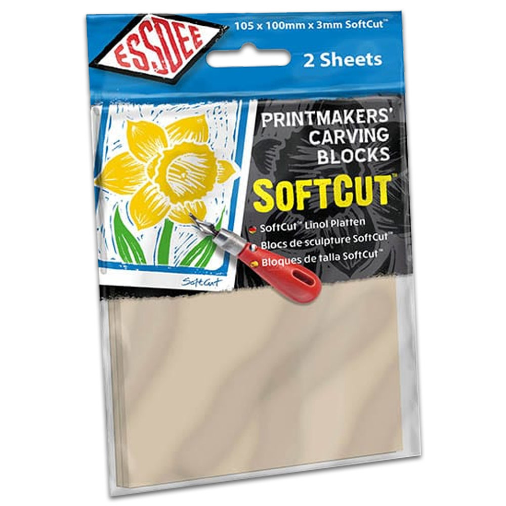 Essdee SoftCut Carving Block 2 Pack 4"x4"