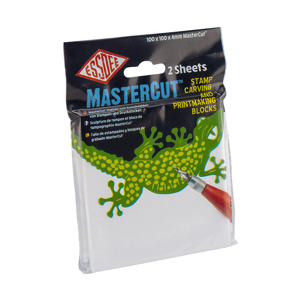 Essdee MasterCut Carving Blocks 4mm 2 Pack 4"x4"