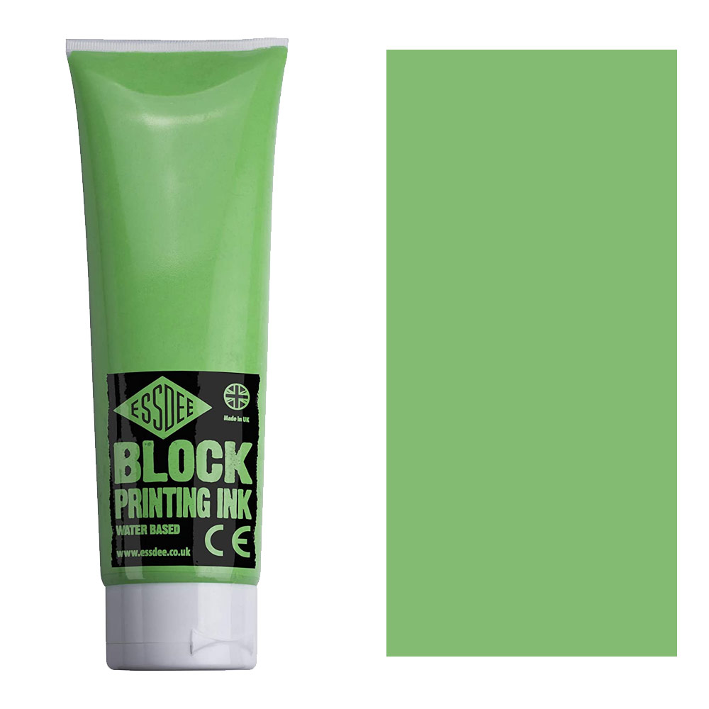 Essdee Block Printing Ink 300ml Fluorescent Green