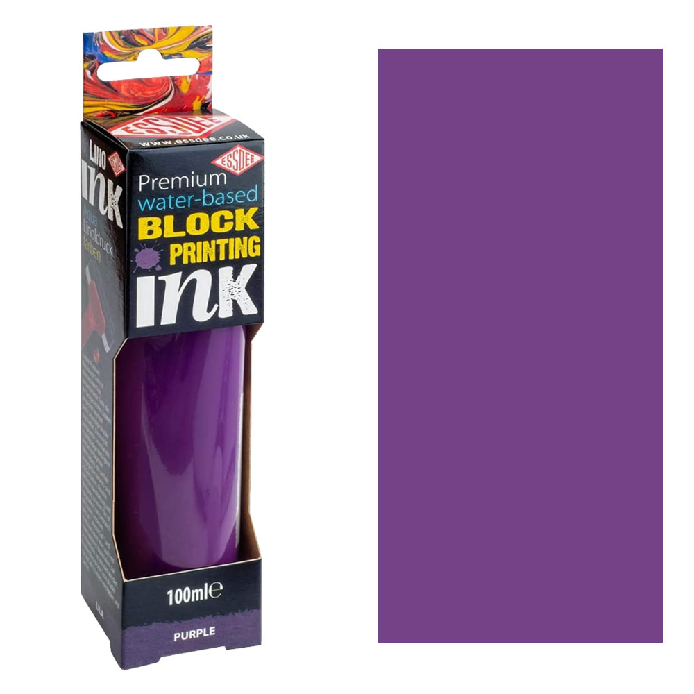 Essdee Premium Water-Based Block Printing Ink 100ml Purple