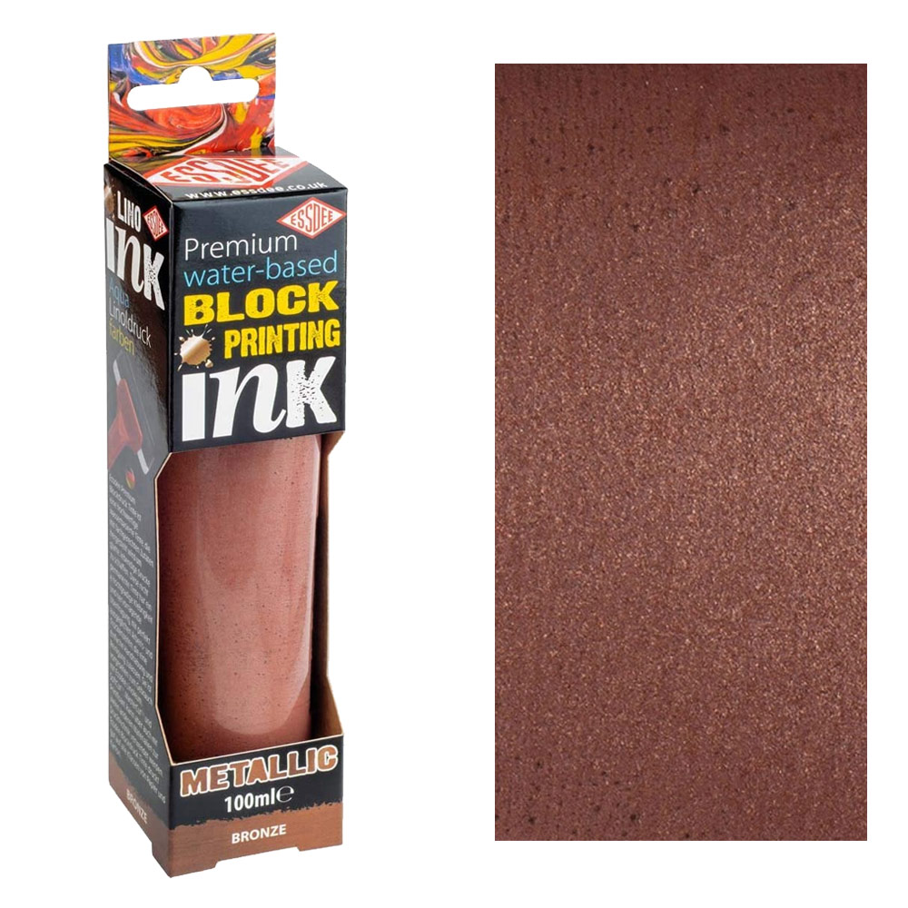 Essdee Premium Water-Based Block Printing Ink 100ml Bronze