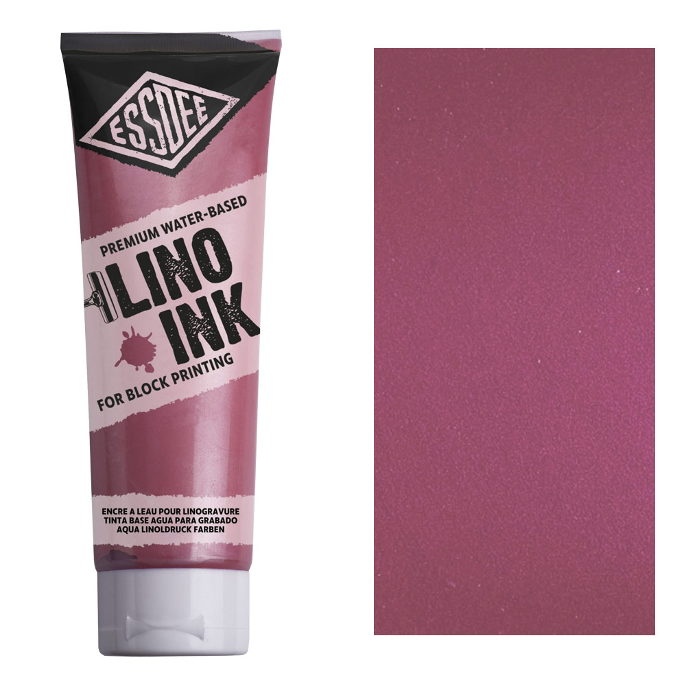 Essdee Block Printing Ink 300ml Pearlescent Pink