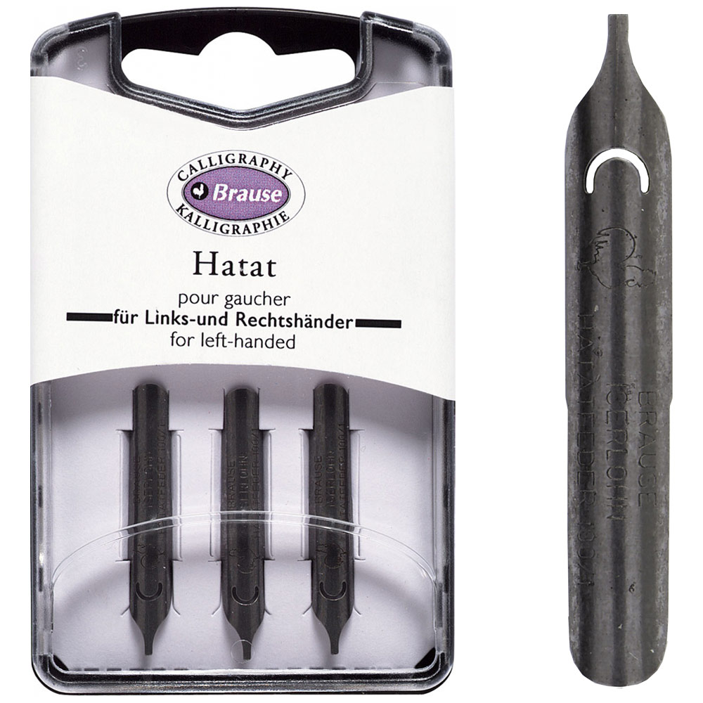 Brause Calligraphy Hatat 100/1 Left Handed Nib 3 Pack