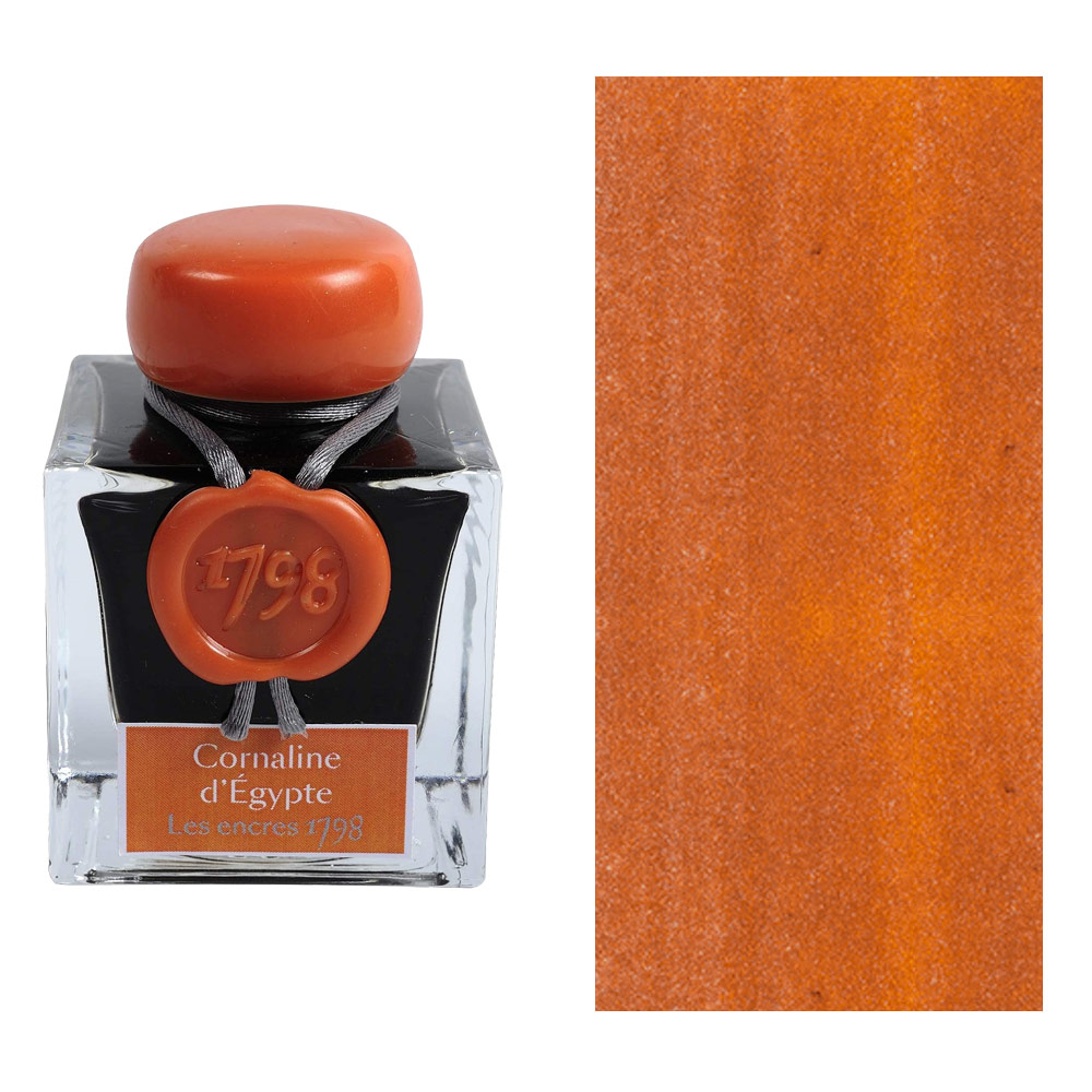 J. Herbin 1798 Anniversary Fountain Pen Ink 50ml Cornaline d'Egypte