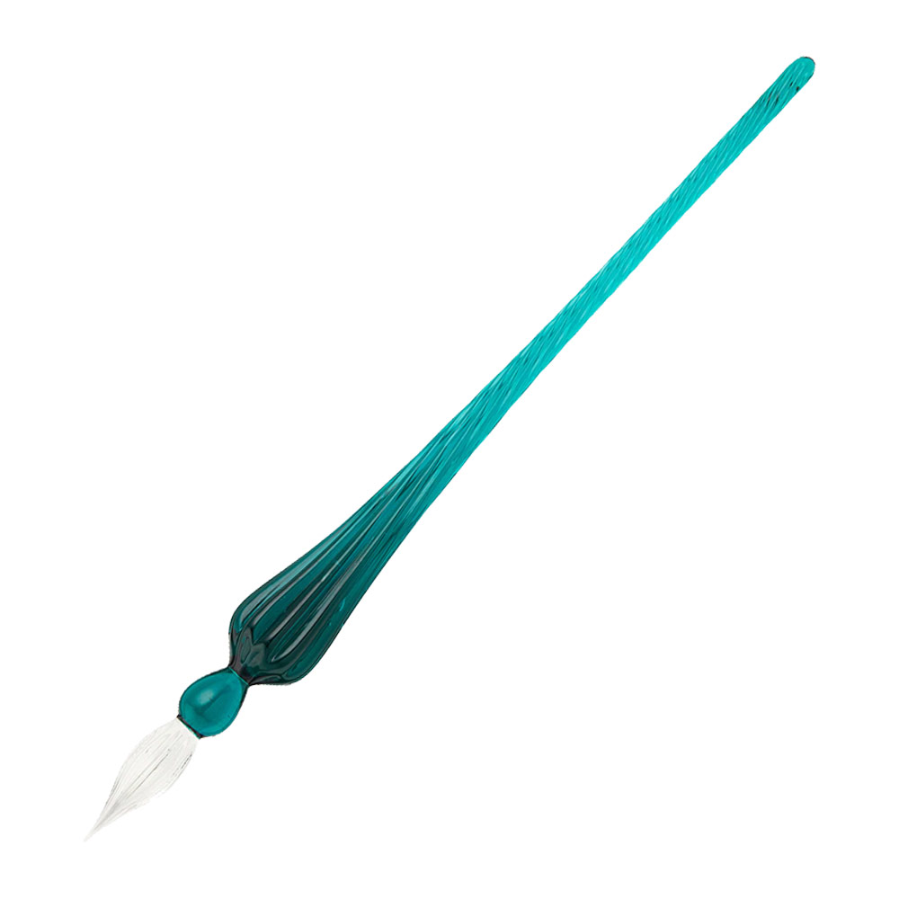 J. Herbin Marbleized Glass Pen Green