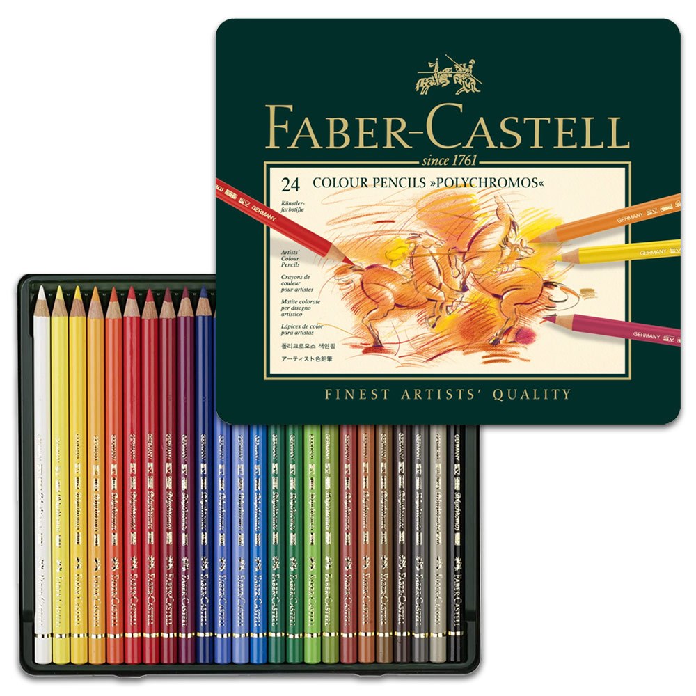 Faber-Castell Polychromos Artists' Color Pencil 24 Set