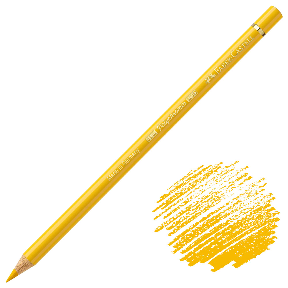 Faber-Castell Polychromos Artists' Color Pencil Dark Cadmium Yellow 108