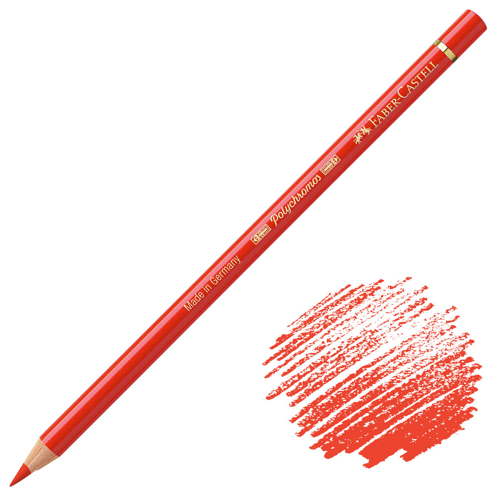Faber-Castell Polychromos Artists' Color Pencil Light Cadmium Red 117