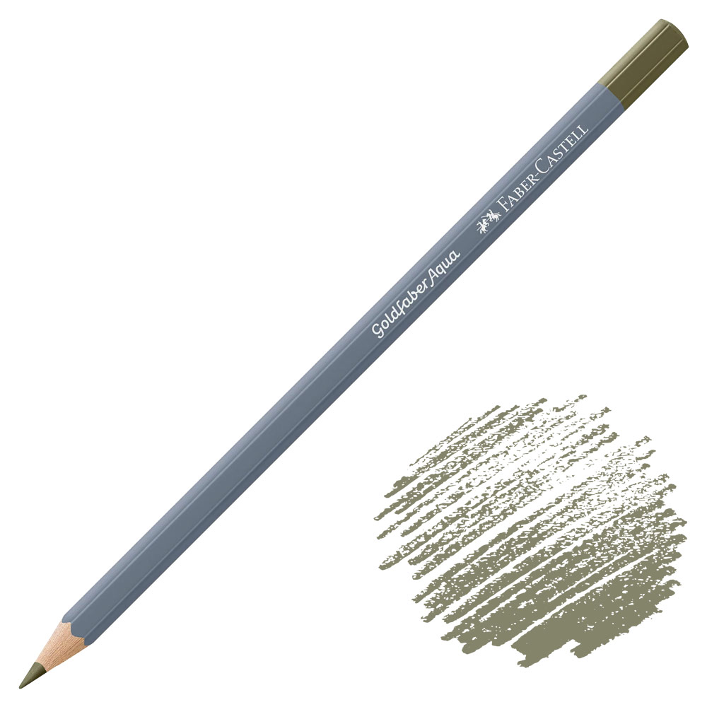Faber-Castell Goldfaber Aqua Watercolor Pencil Olive Green Yellowish