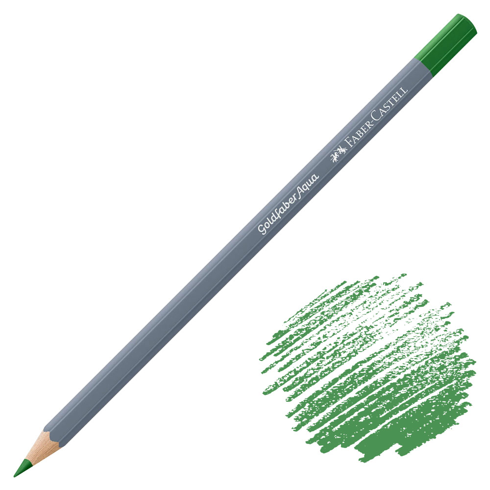 Faber-Castell Goldfaber Aqua Watercolor Pencil Permanent Green