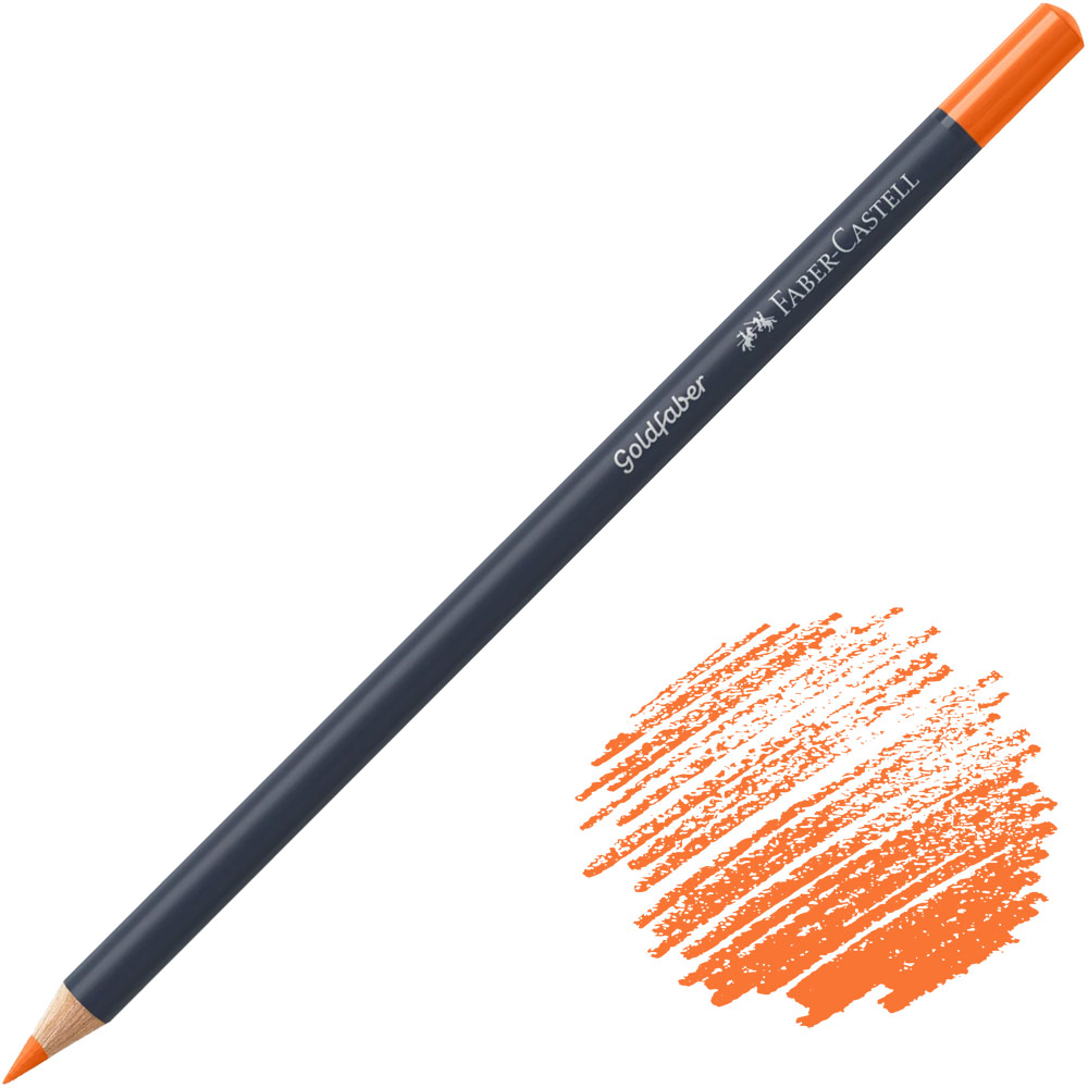 Faber-Castell Goldfaber Color Pencil Dark Cadmium Orange