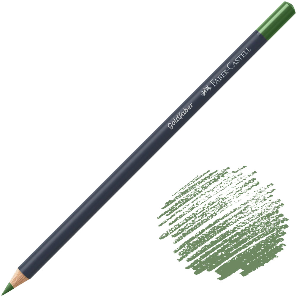 Faber-Castell Goldfaber Color Pencil Permanent Green Olive