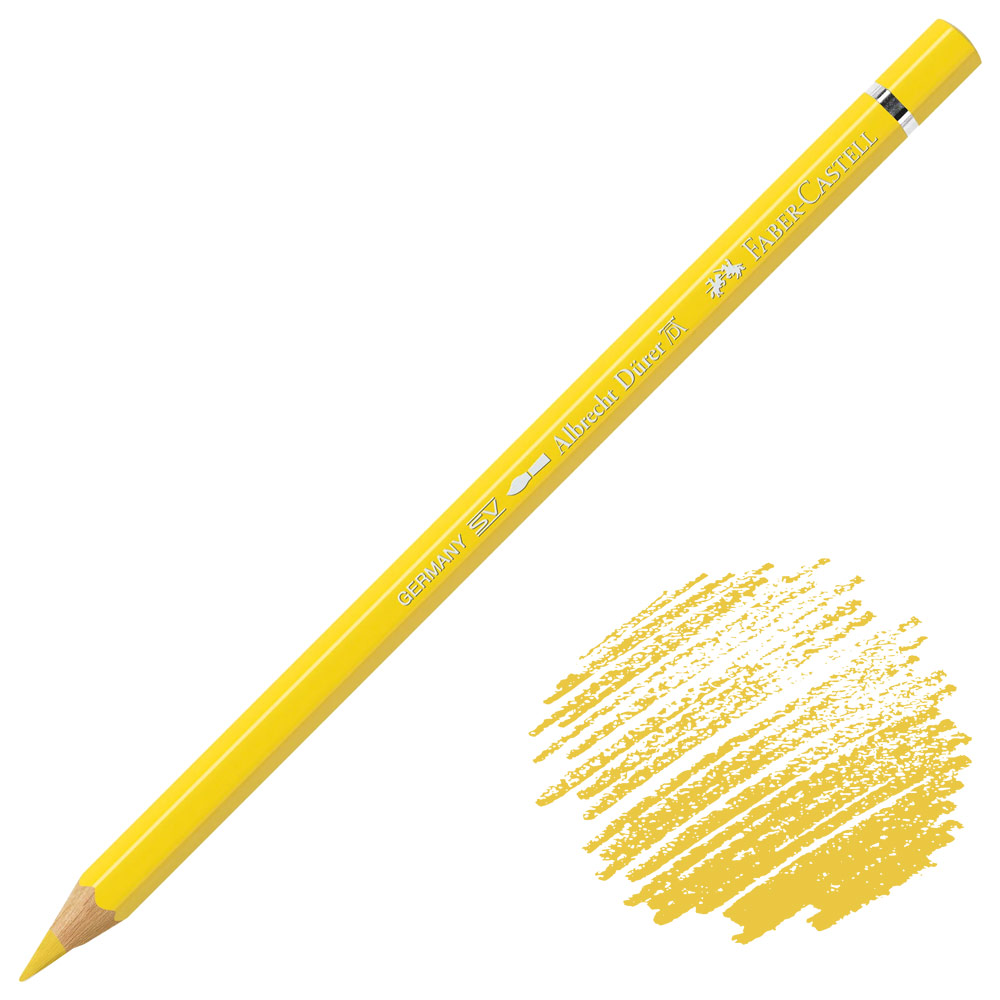 Faber-Castell Albrecht Duerer Watercolor Pencil Light Chrome Yellow