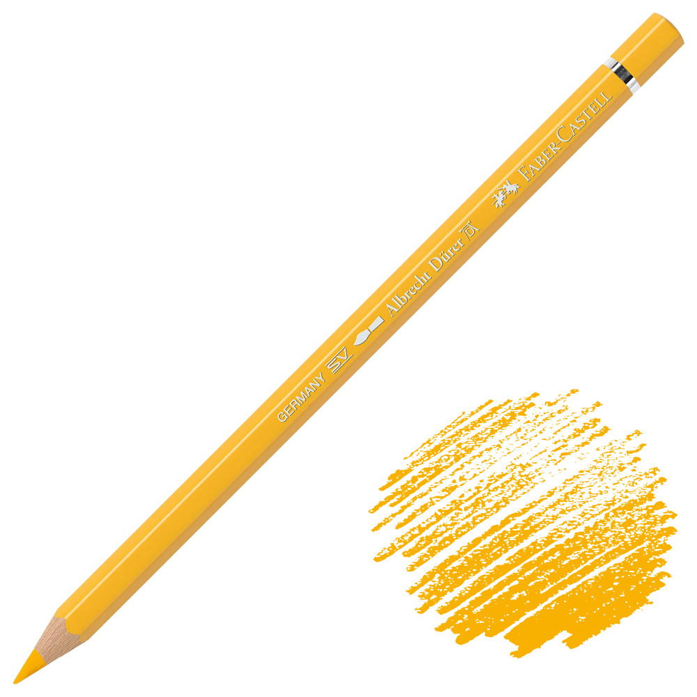 Faber-Castell Albrecht Duerer Watercolor Pencil Dark Cadmium Yellow