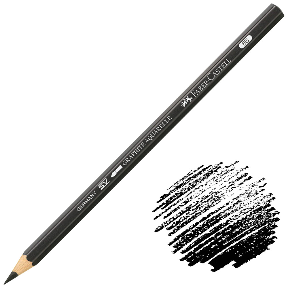 Crayon graphite aquarellable Faber-Castell Ø 3,8 mm – HB
