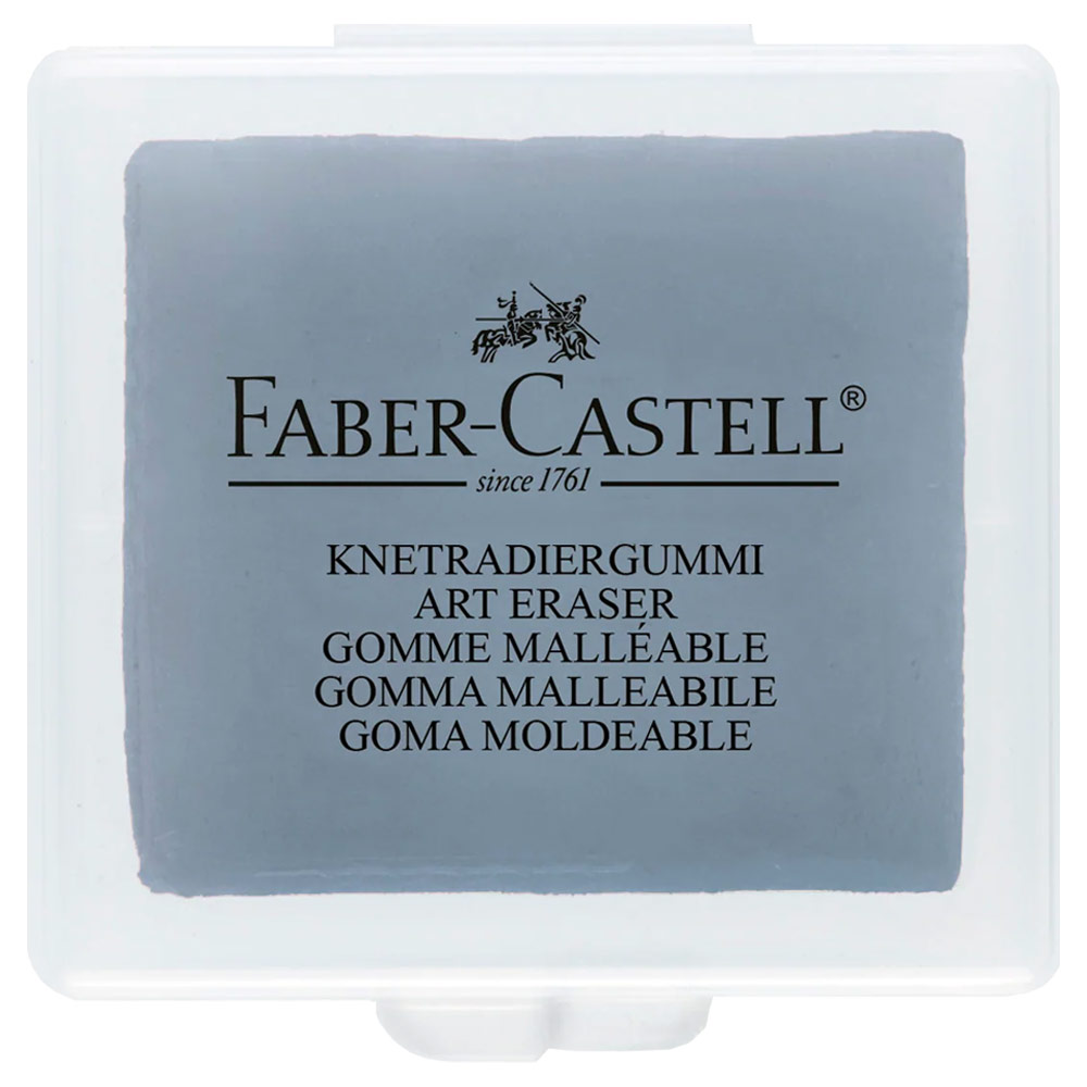 Faber-Castell Kneaded Eraser with Box Gray