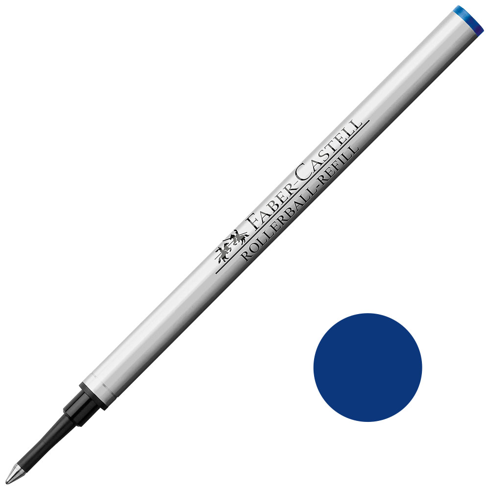 Faber Basic Black Rollerball Pen Refill Blue