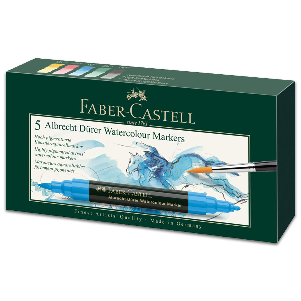 Faber-Castell Albrecht Duerer Watercolor Marker 5 Set