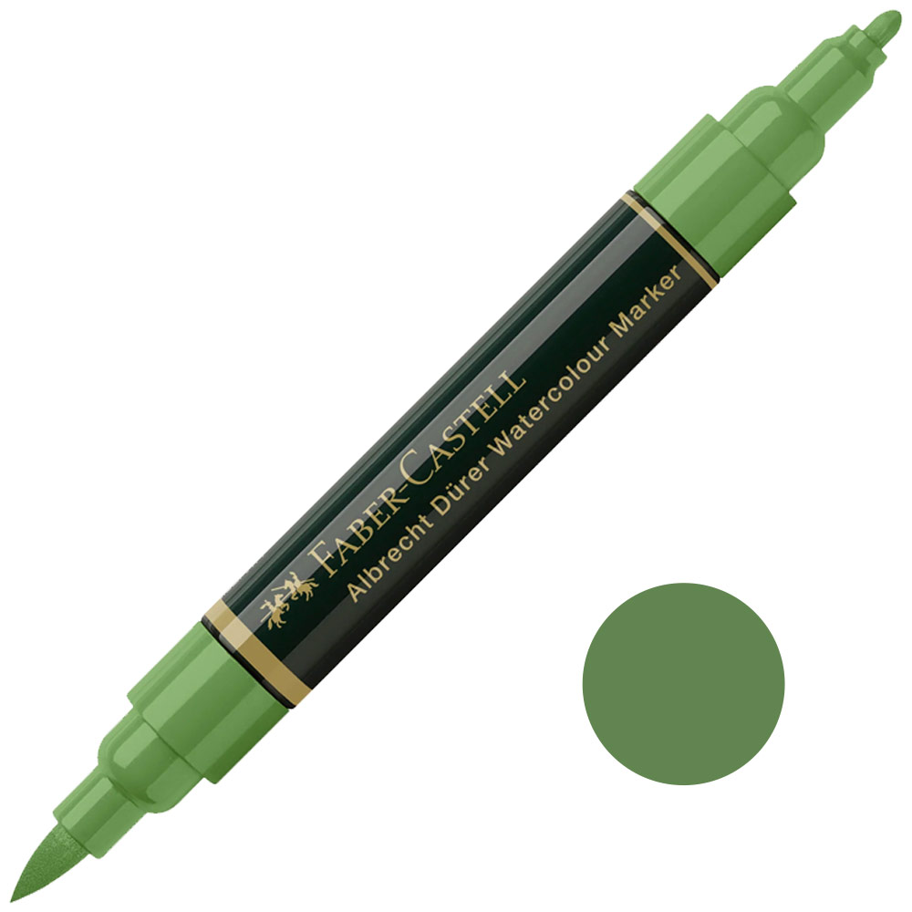 Faber-Castell Albrecht Durer Watercolor Marker Permanent Green Olive