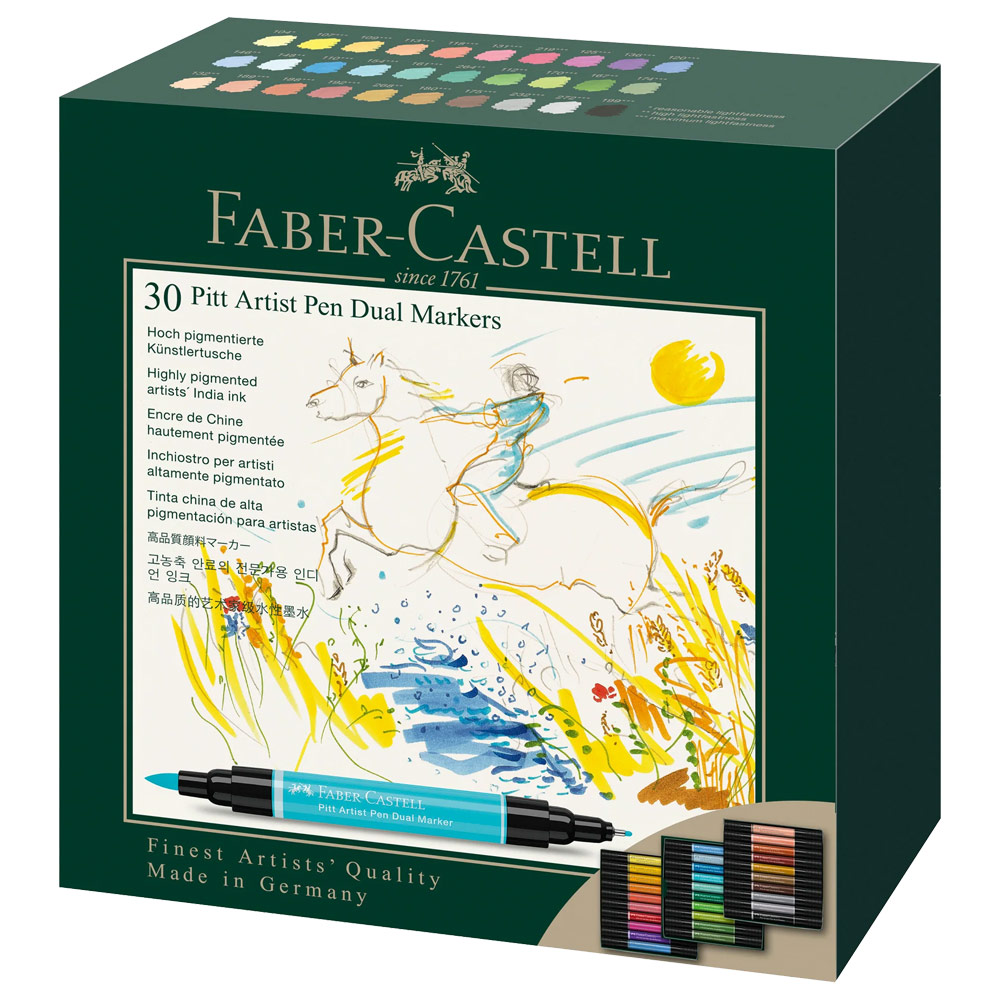Faber-Castell Pitt Artist Pen Dual Marker 30 Set