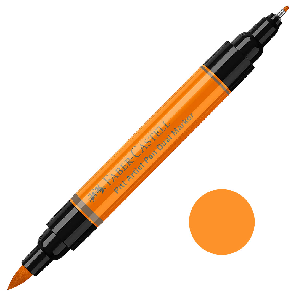 Faber-Castell Pitt Artist Pen Dual Marker Orange Glaze