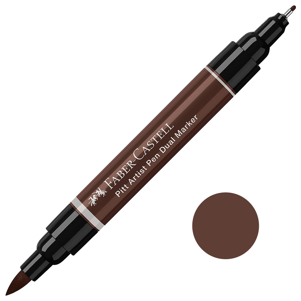 Faber-Castell Pitt Artist Pen Dual Marker Dark Sepia